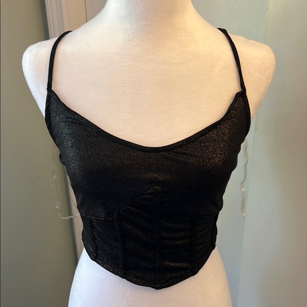 Black Women's Corset Top